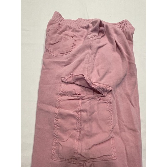 PJ Salvage Bella's Ball Banded Pants Womens Size XS Pink Fleece Cargo Pocket - Picture 9 of 9